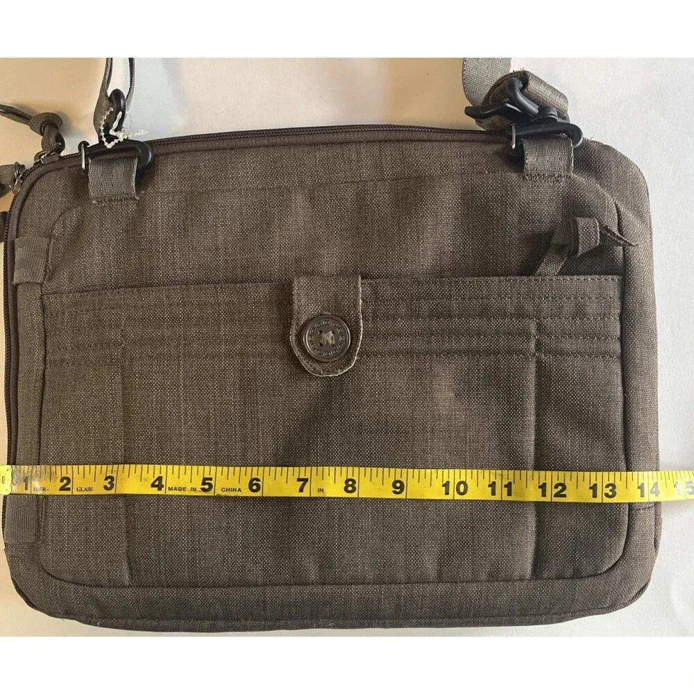 OGIO Tribeca Terra Laptop Bag iPad Tablet Sleeve Brown Messenger 10.25x14x2 Inch